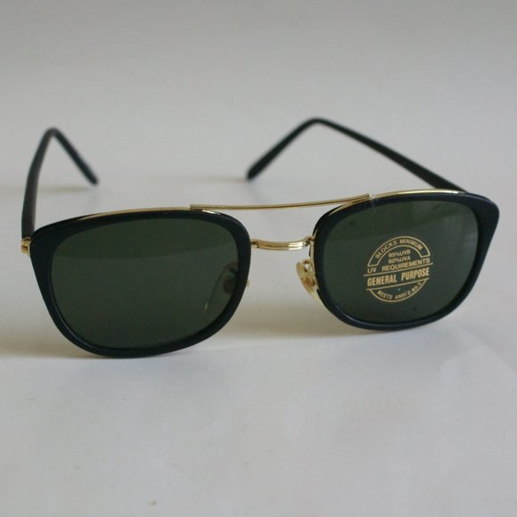NWT TruVintage 90's retro fashion G-15 lens rectangular double bridge sunglasses